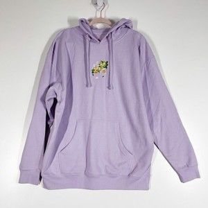 Ludwig Moguls Moves Printed Pullover Hoodie Womens Classic Sweatshirt‎ Purple XL